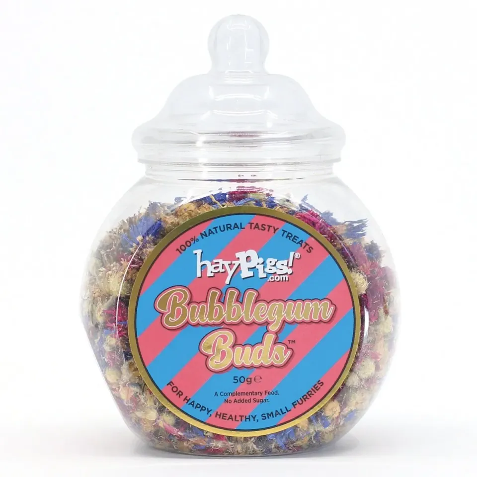 HayPigs Bubblegum Buds snack 50g pot