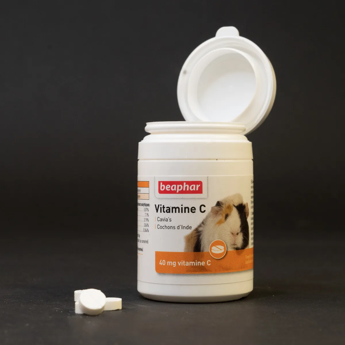 Jouw Cavia Vitamine C tabletten sinaasappel 40 mg