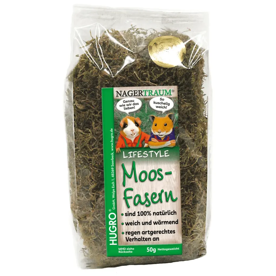 Bounty Paradise NT Moosfasern nestmateriaal 50 gr natuurlijk