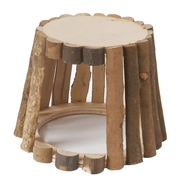 Bounty Paradise Auratus Camp houten huis 15 cm berkenhout