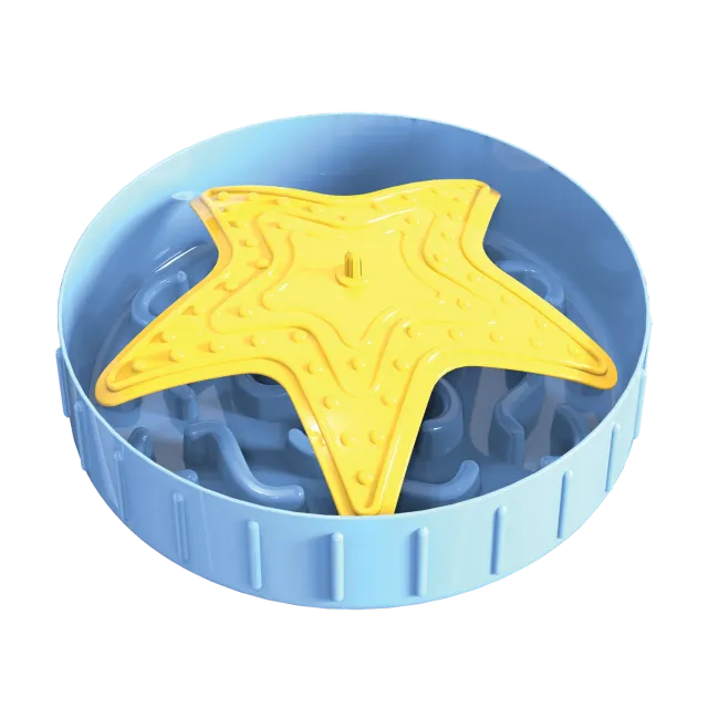 Nature First Star Slow Feeder voerbak anti-schrok ster