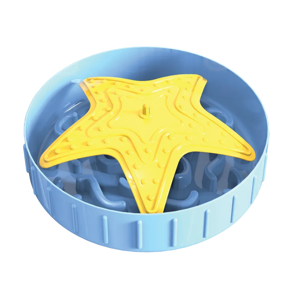 Nature First Star Slow Feeder voerbak anti-schrok ster