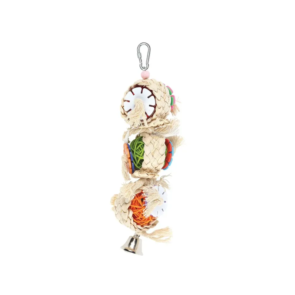 Nature First Tansy Trio vogelspeelgoed touw met plastic