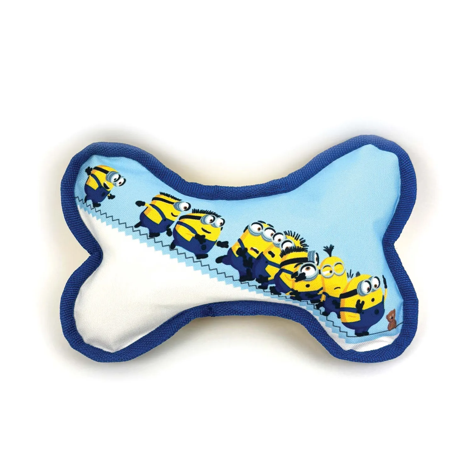 Nature First Minion Canvas Bone hondenbot pluche met pieper