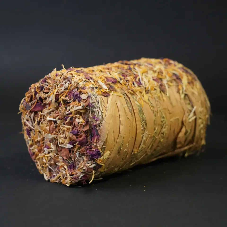 Hayroll Bloemenmix hooirol snack natuurlijk