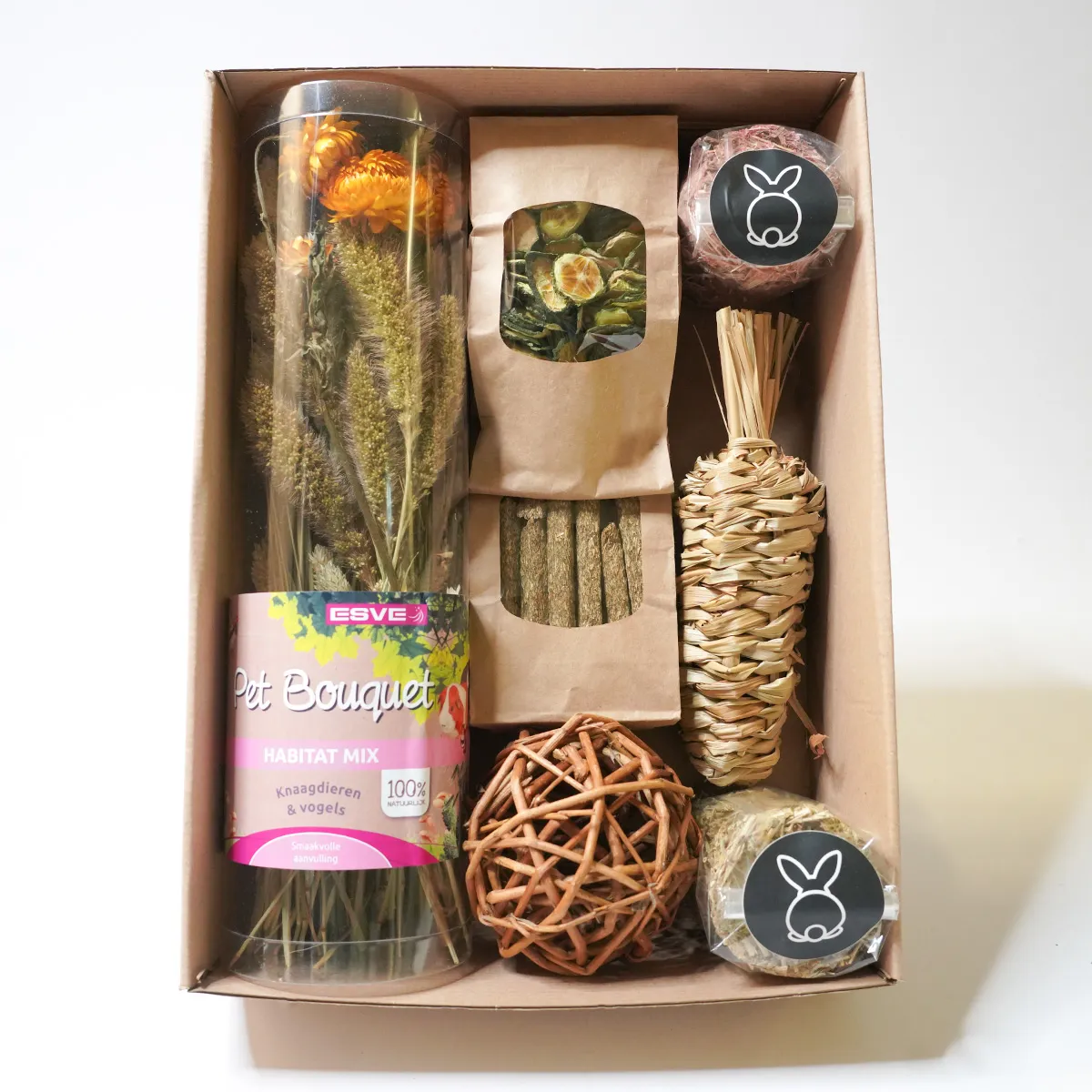 Jouw Konijn Originals Chewy Celebration snackbox konijn