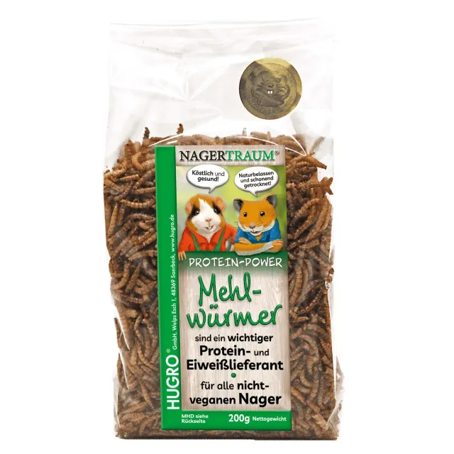 Bounty Paradise NT Meelwormen 200 gram gedroogd eiwitrijk