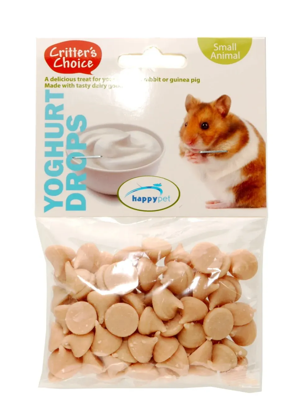 Critter's Choice Yoghurt Drops knaagdiersnack 75g yoghurt
