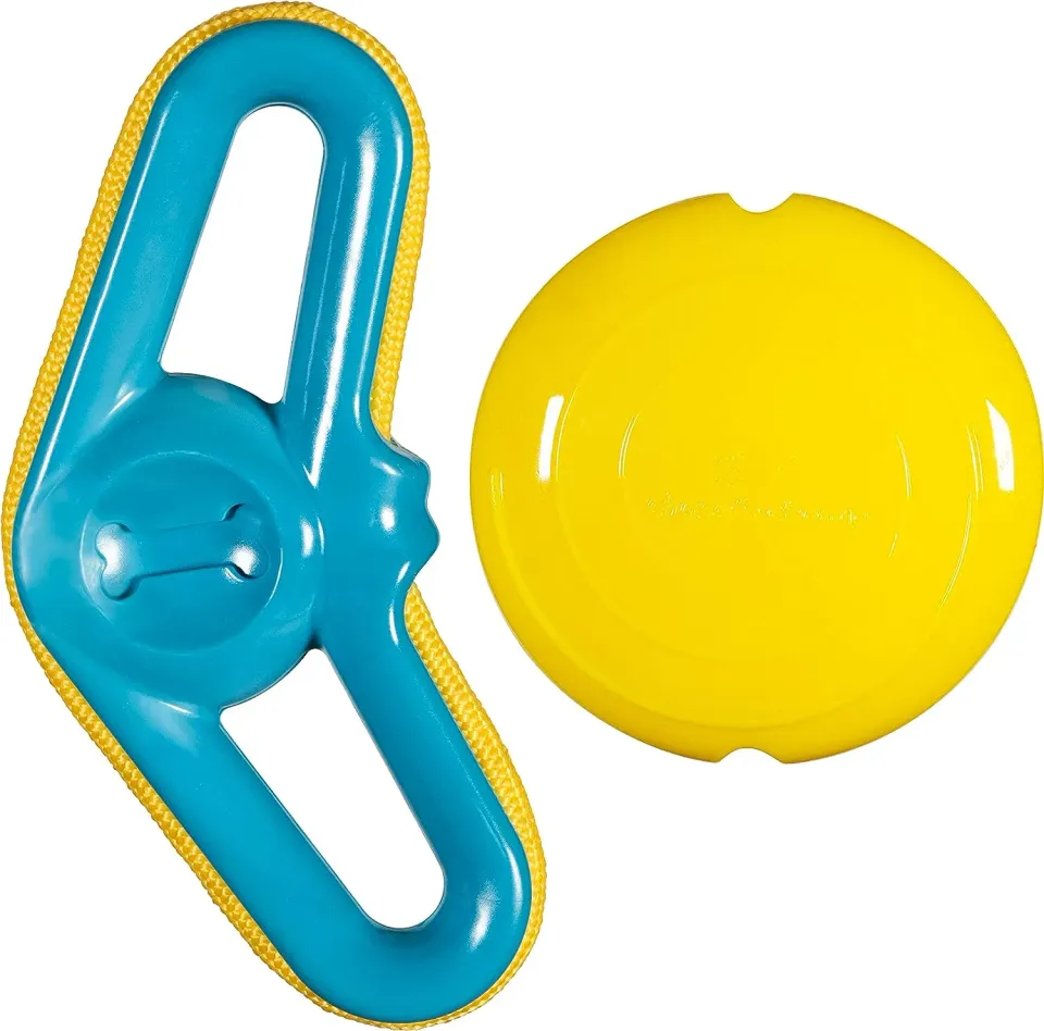Chase n Chomp Flying Fetch hondenspeelgoed frisbee 2 stuks