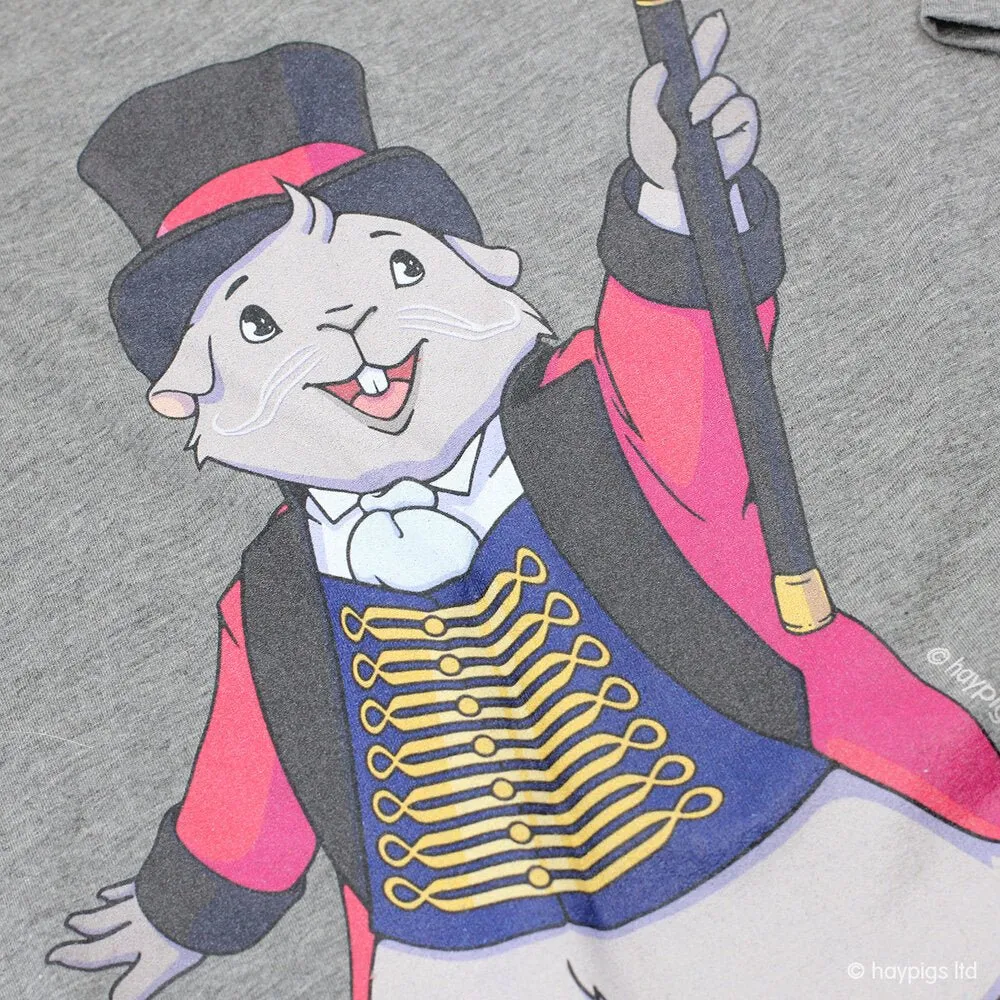 HayPigs Pig. T. Barnum T-shirt unisex grijs XL katoenmix
