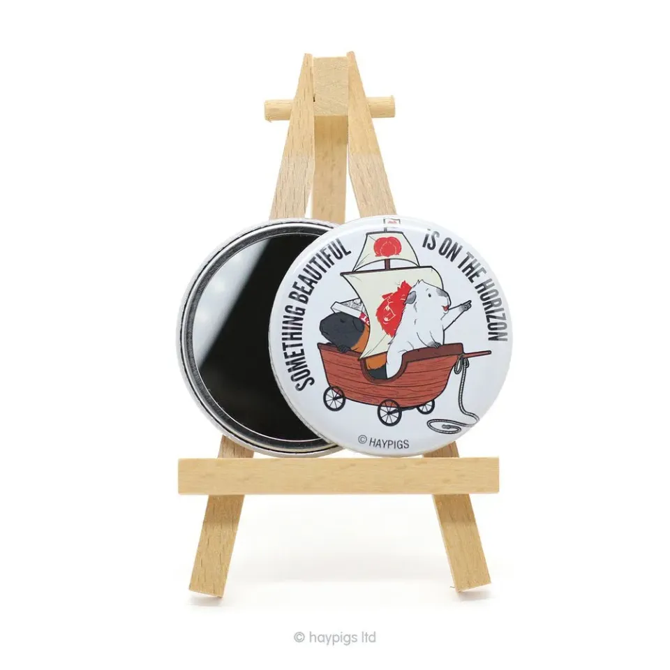 HayPigs Piggin Awesome zakspiegel Horizon metaal 76mm