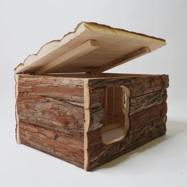 Jouw Konijn Originals Hide Lodge schuilhuis harsvrij hout