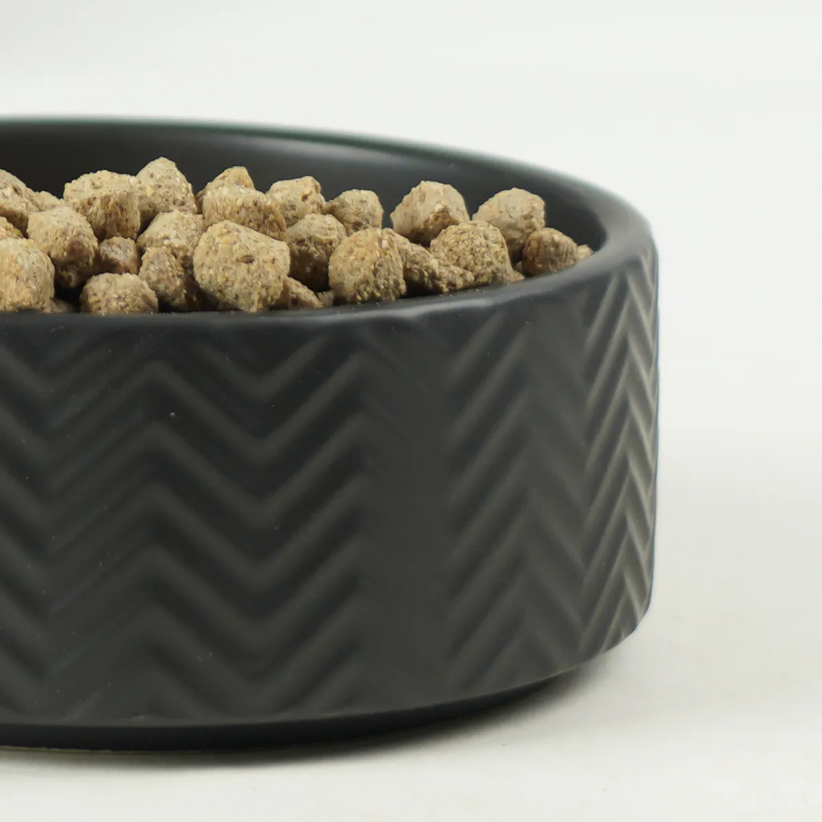 Jouw Konijn Originals Black mozaiek bowl S voerbak minimalistisch