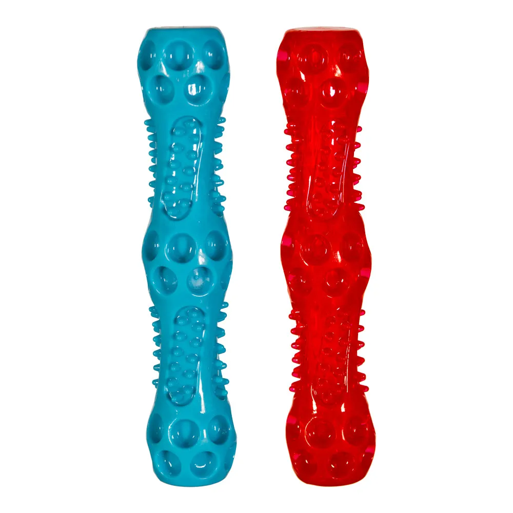 Natures Instinct Chase 'n Chomp Squeak and Light Up Sticks hondenspeelgoed 2-pack piep