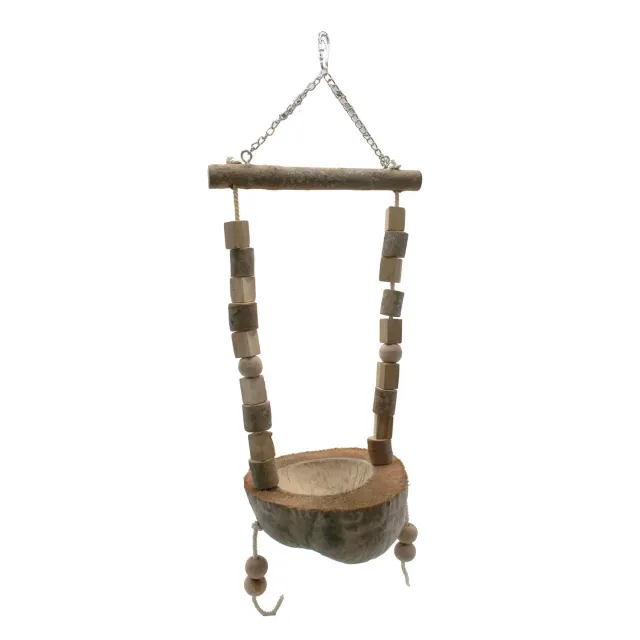Bounty Paradise Java Swing vogelschommel hout kokos