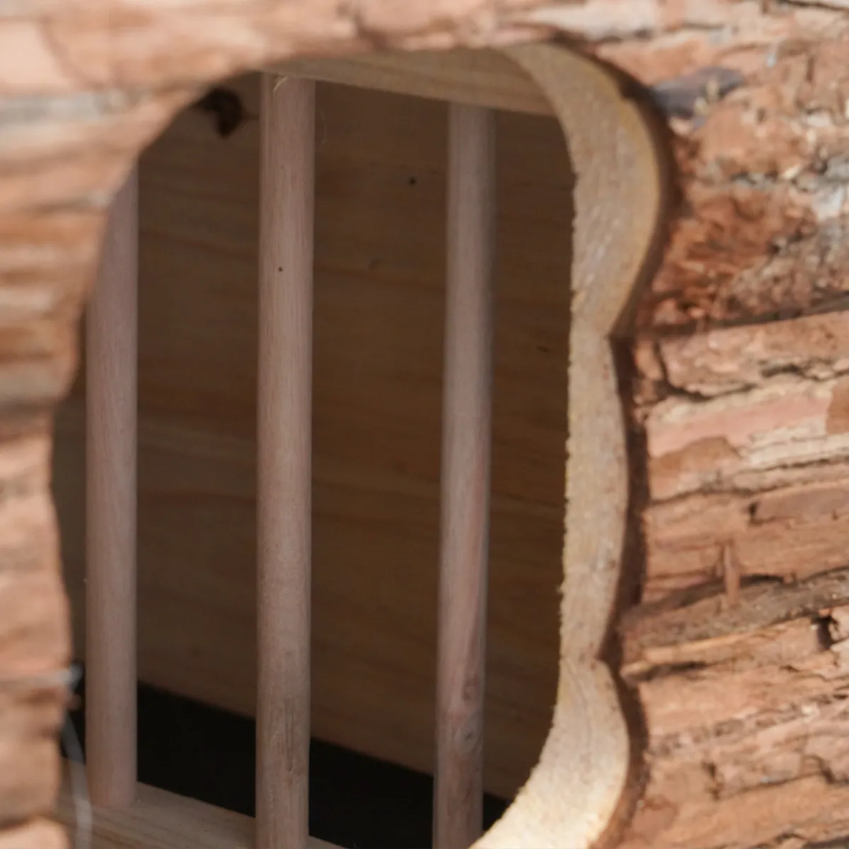 Jouw Cavia Hide Lodge schuilhuis hout met hooiruif
