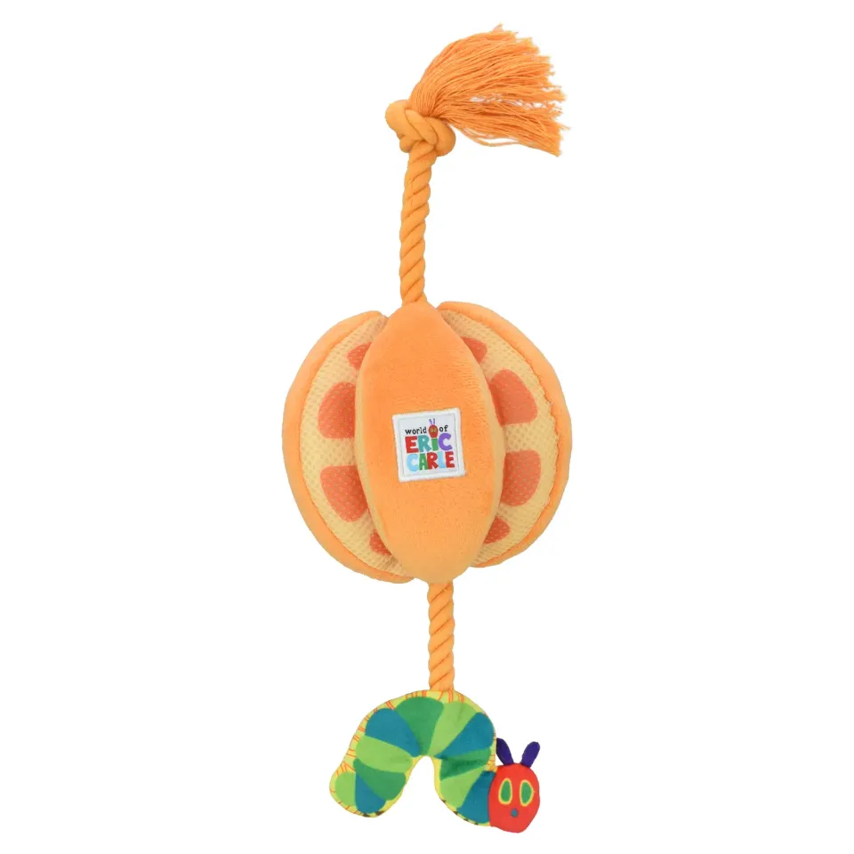 Nature First The Very Hungry Caterpillar Orange Rope Tug hondenspeelgoed