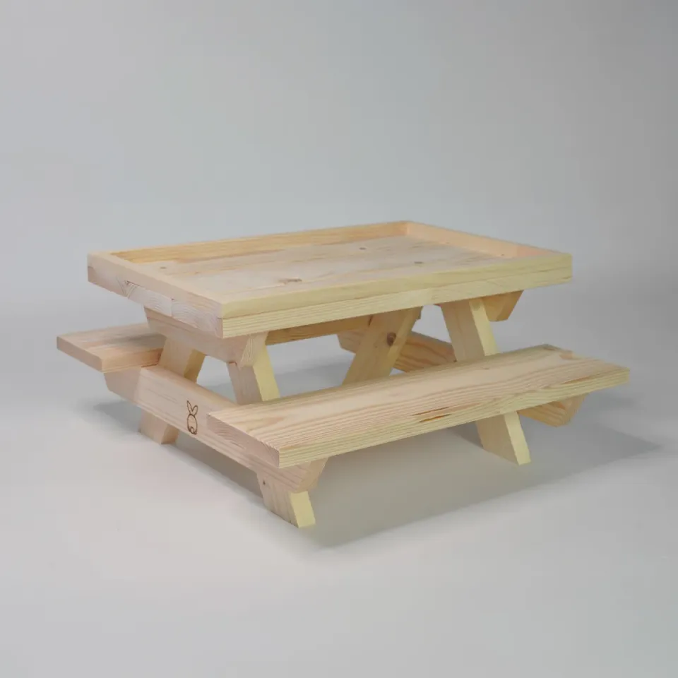 Jouw Konijn Originals Comfort Tray picknicktafel vurenhout