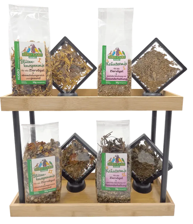 Bounty Paradise BirdCare kruiden- bloemenmix vogelvoer 4x50g