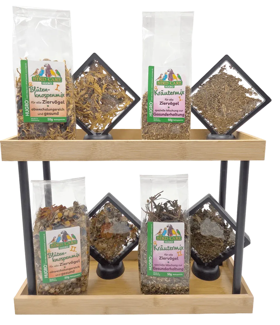 Bounty Paradise BirdCare kruiden- bloemenmix vogelvoer 4x50g