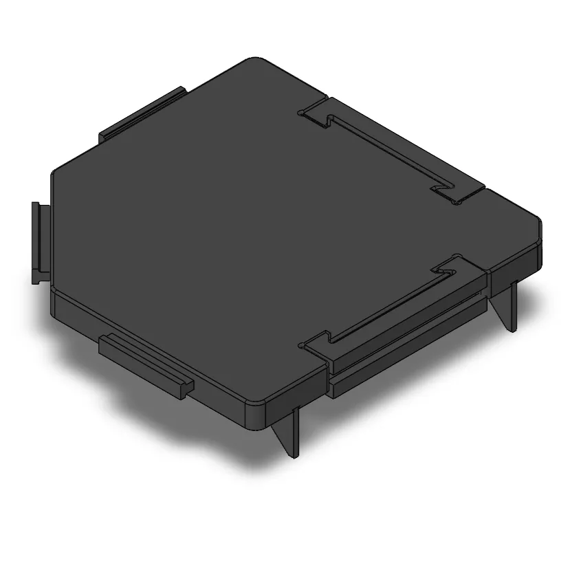 Niborprints Grote Hoekplank 2.0 plateau ophangsysteem