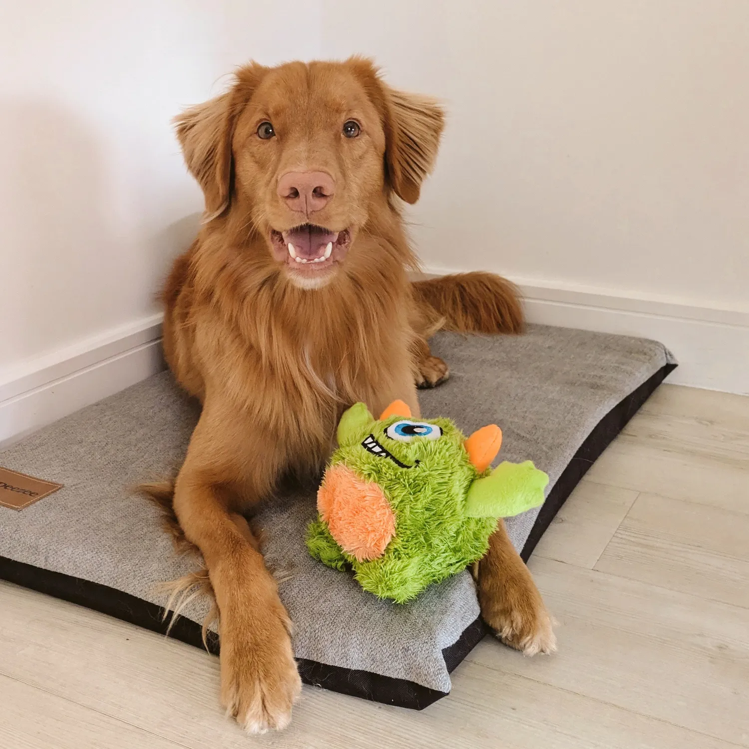 Nature First Oggles Horace hondenspeeltje pluche met piepbal