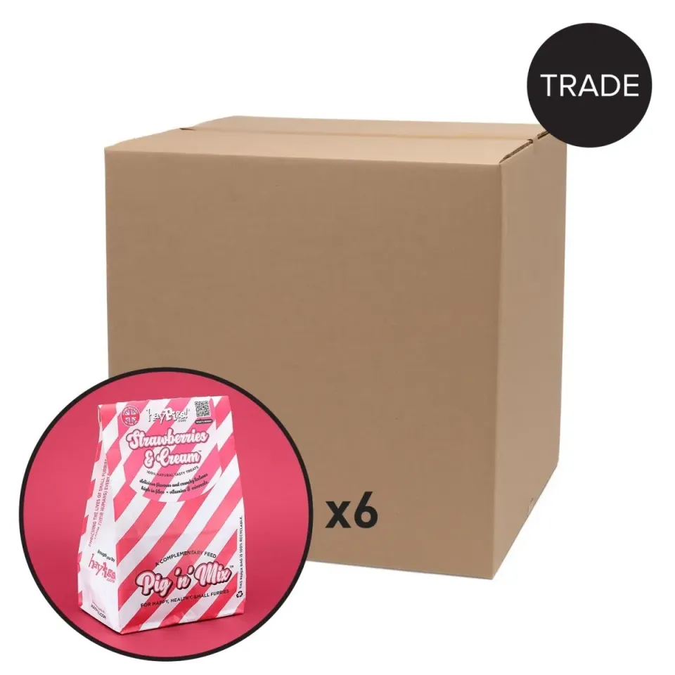 HayPigs Strawberries Cream kruidenmix 6 x 100g aardbei