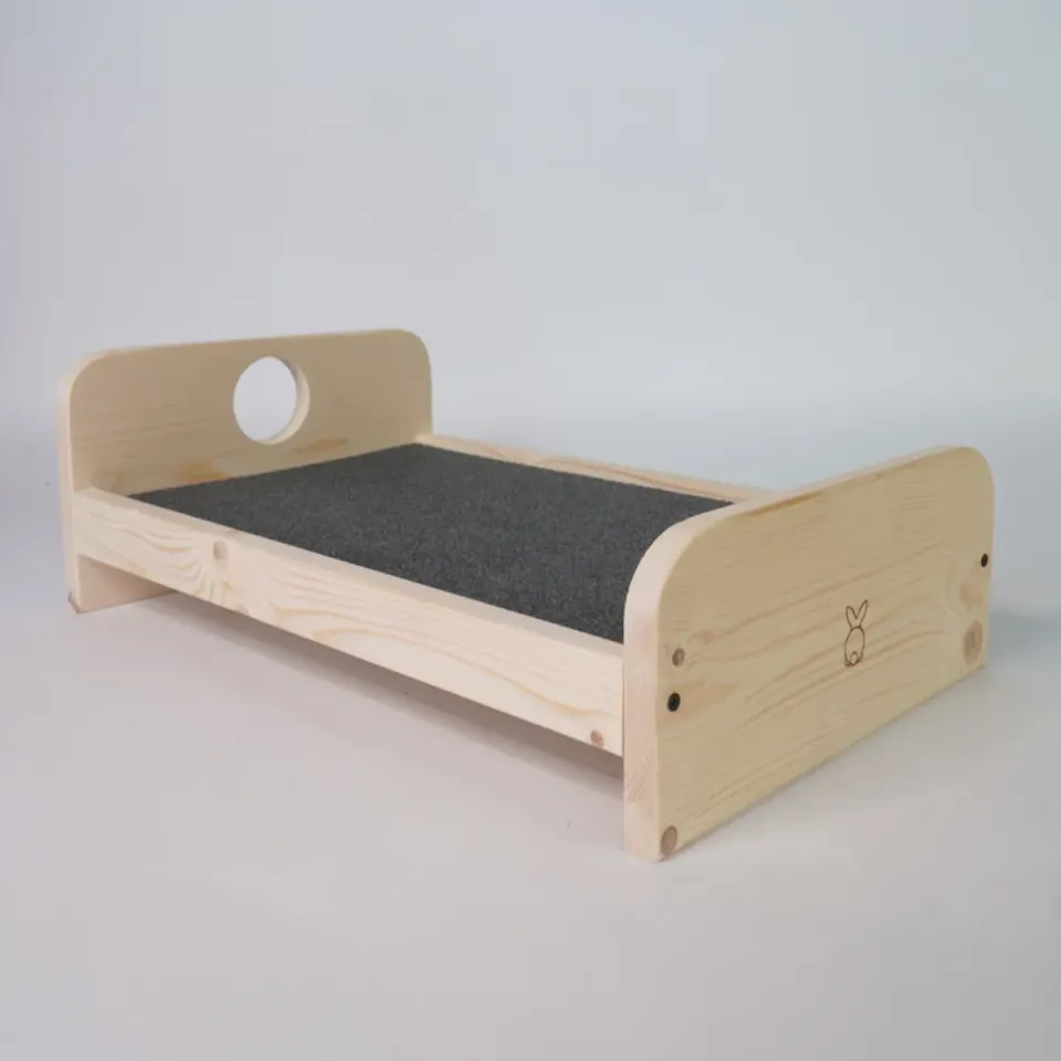 Jouw Konijn Originals Bed M houten konijnenbed tot 5 kg