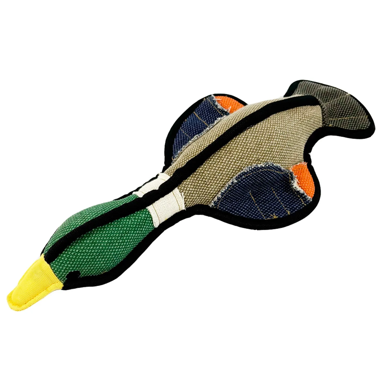Nature First Gaudy Game Mallard hondenspeelgoed stevig met piep