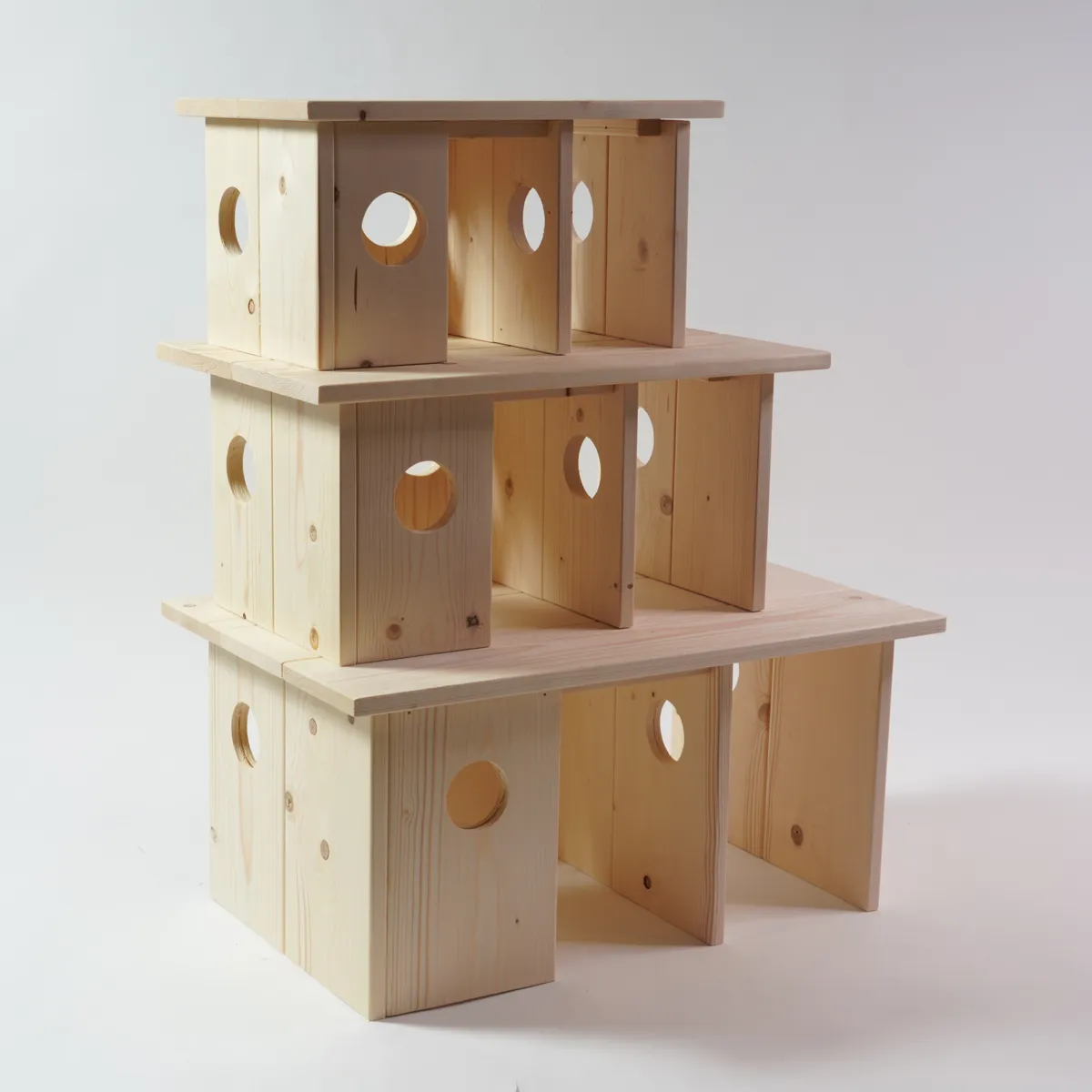 Jouw Konijn Originals Ymir M houten schuilplek vurenhout