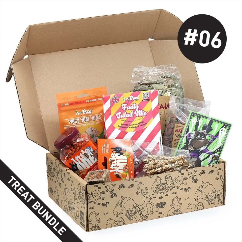 HayPigs Treat Box 06 snackbox cavia konijn 7-delig