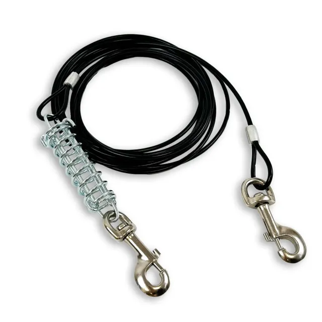 Nature First Tie Out Cable aanlijnkabel 4,7 m staal