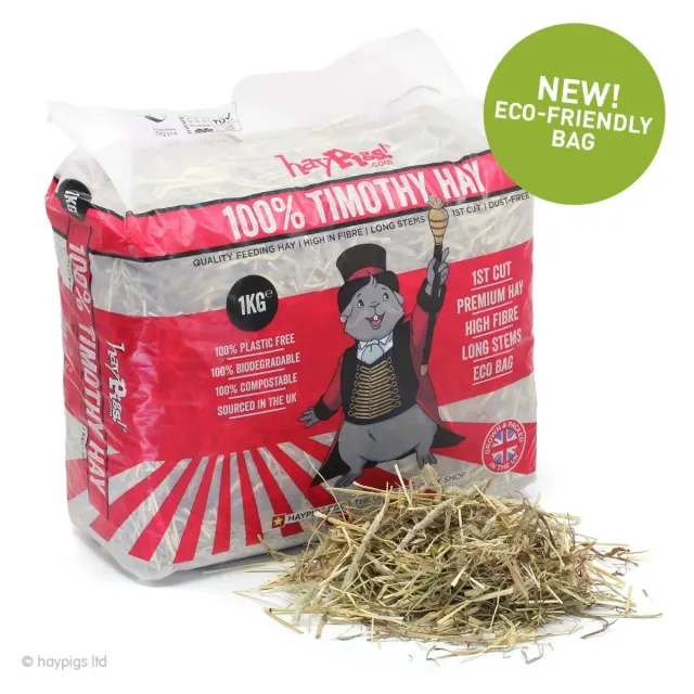 HayPigs Timothy hooi 1 kg cavia konijn vezelrijk