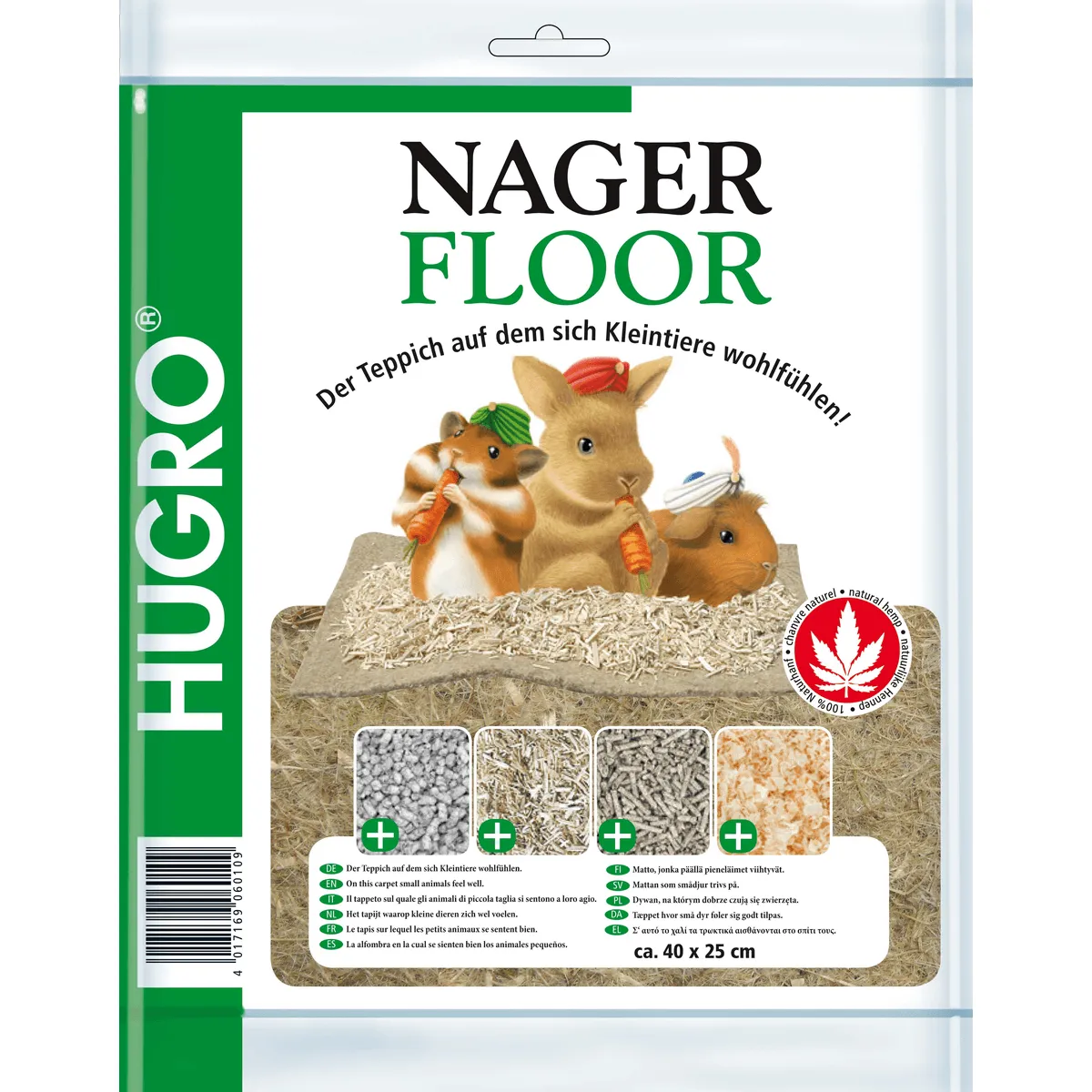Bounty Paradise Nagerfloor hennepmat bodembedekking stofarm