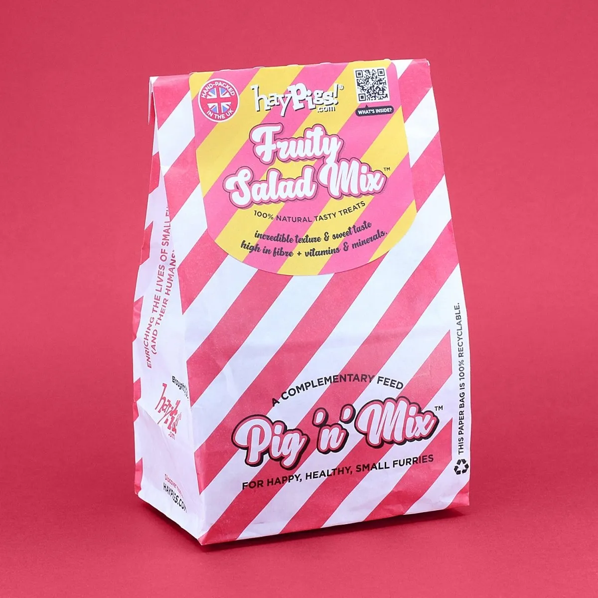 HayPigs Pig'n'Mix snacks navulzakken 8 stuks natuurlijk
