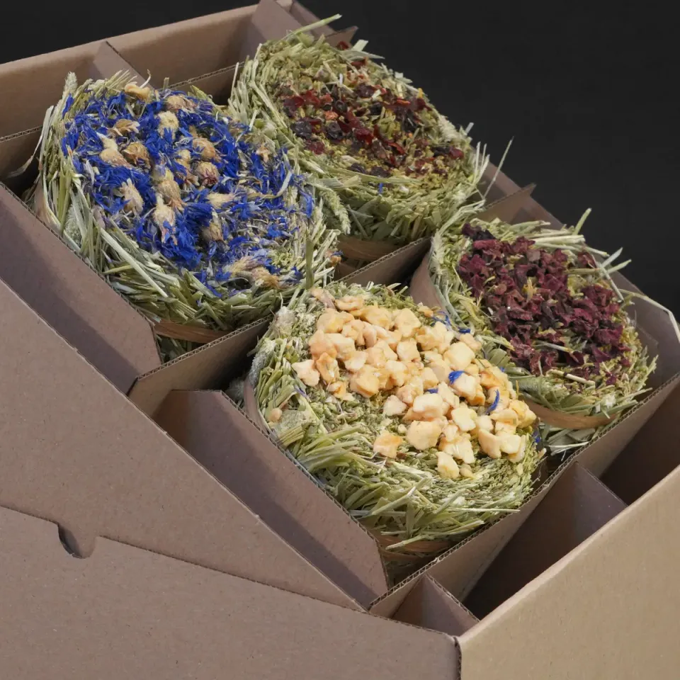 Jouw Cavia Hay Cake box set 1 hooikoek proefset