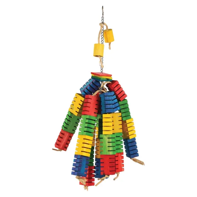 Nature First Groovy Colour Blocks vogelspeelgoed hout