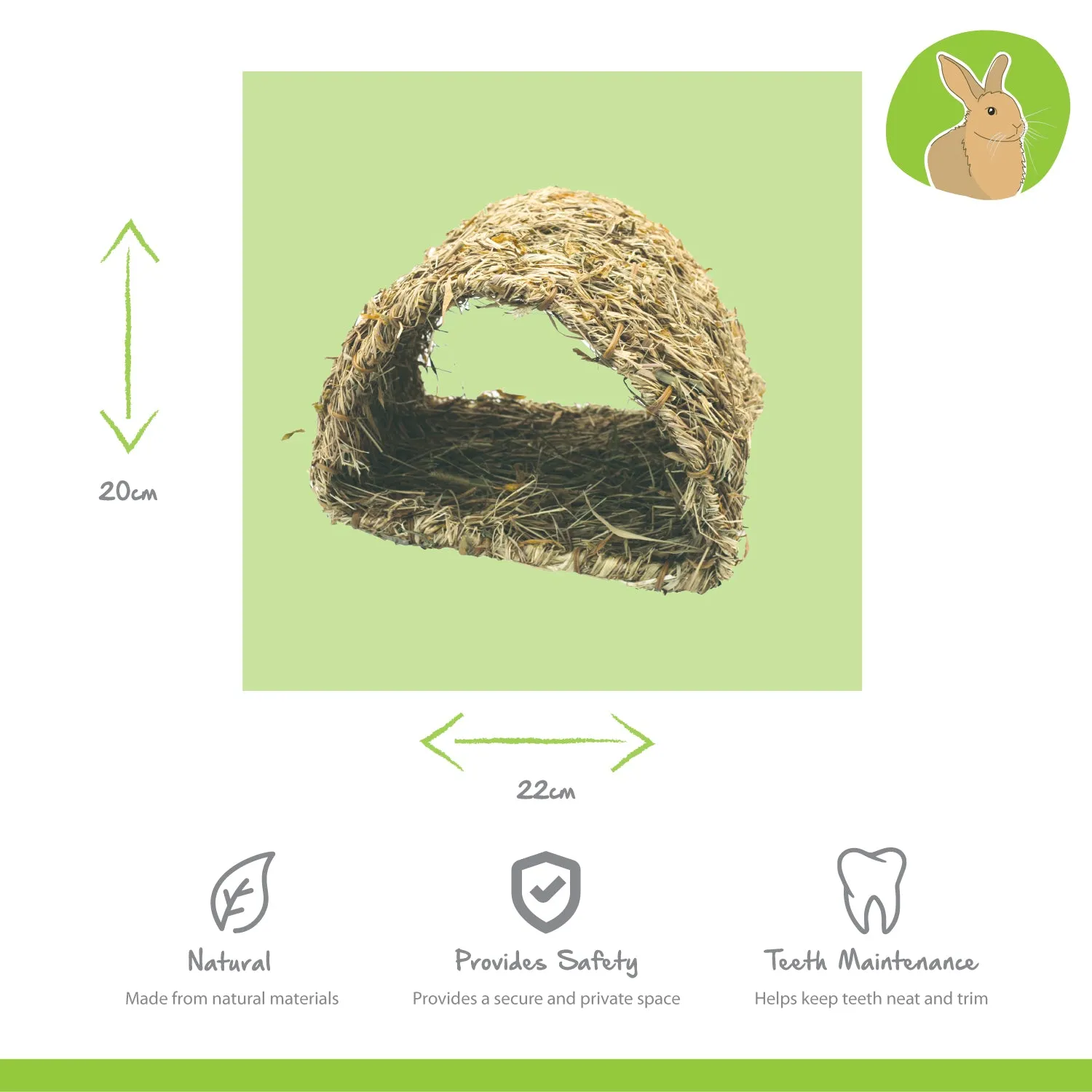Nature First Grassy Tunnel hooitunnel knaagdier