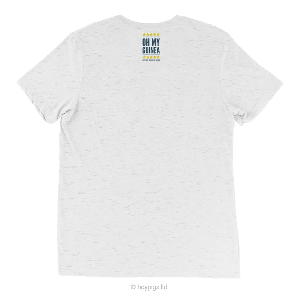 HayPigs Lion Pig t-shirt wit katoenmix unisex caviafan
