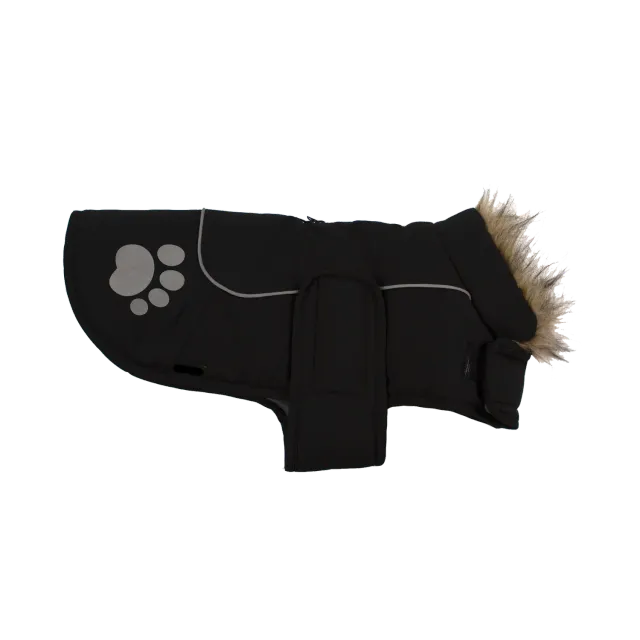 Nature First Paw Print hondenjas waterdicht met fleece