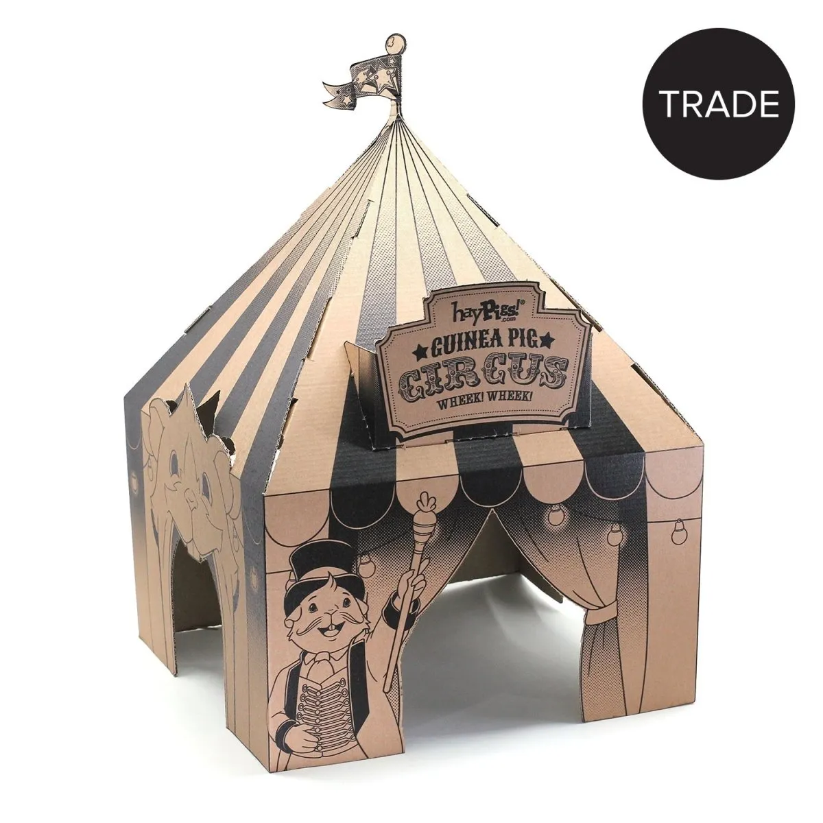 HayPigs Pig Top Playhouse speelhuis 21 stuks 33x33x40cm