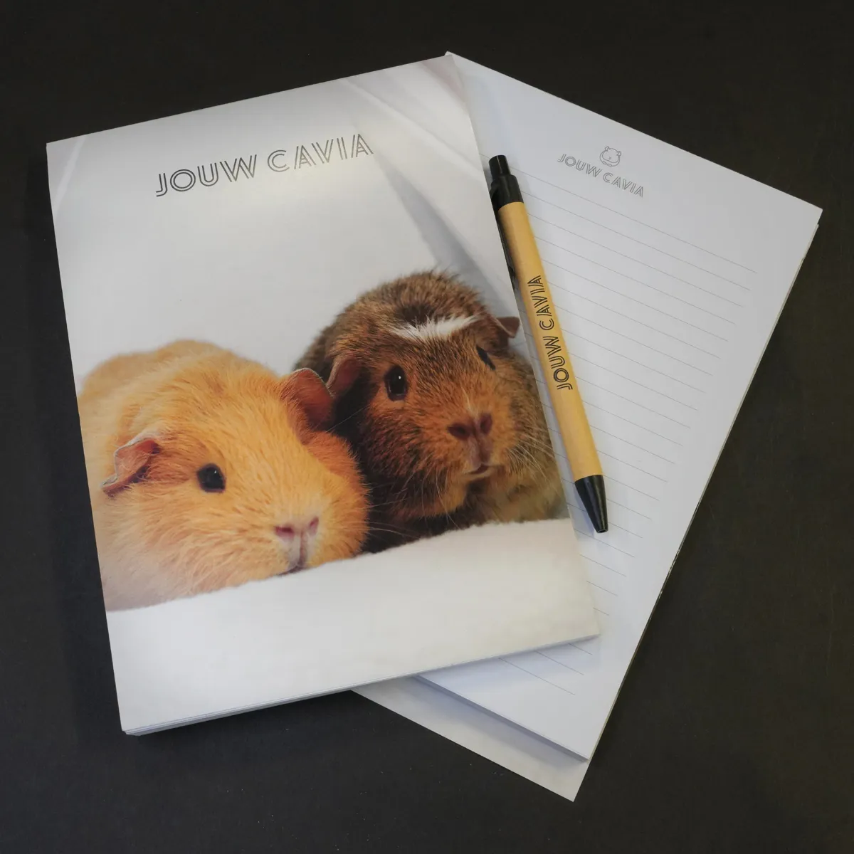 Jouw Cavia Notebook notitieboek met pen cavia