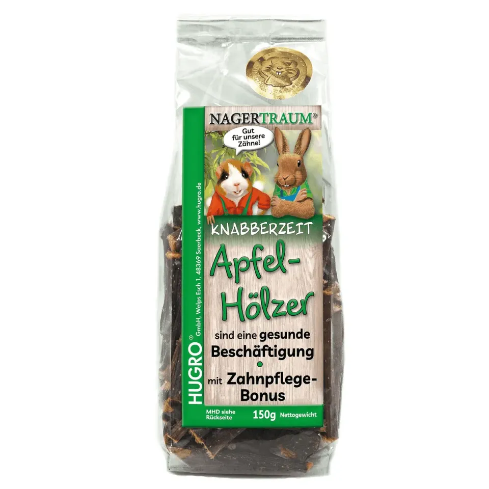 Bounty Paradise NT appel knaaghoutjes 150 gram natuurlijk