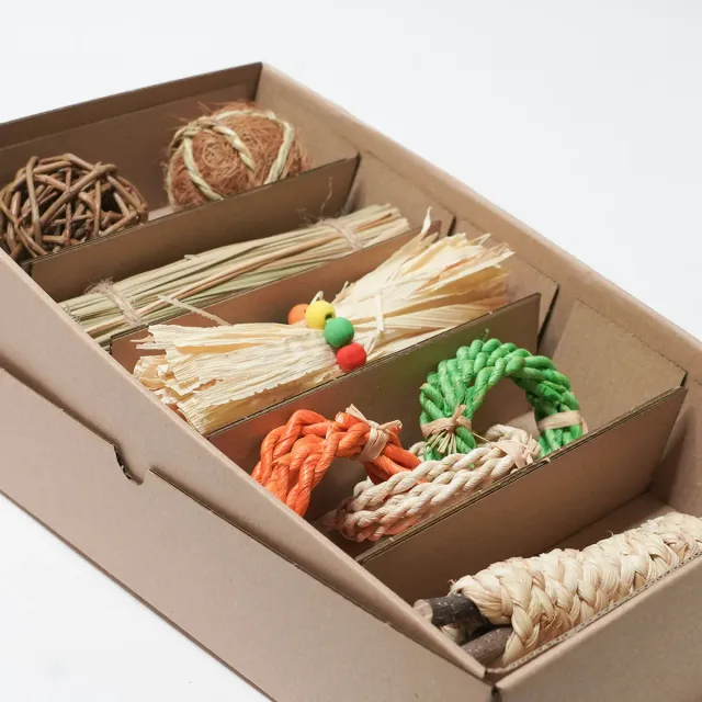 Jouw Konijn Originals Chew-tastic box knaagbox snackmix natuurlijk