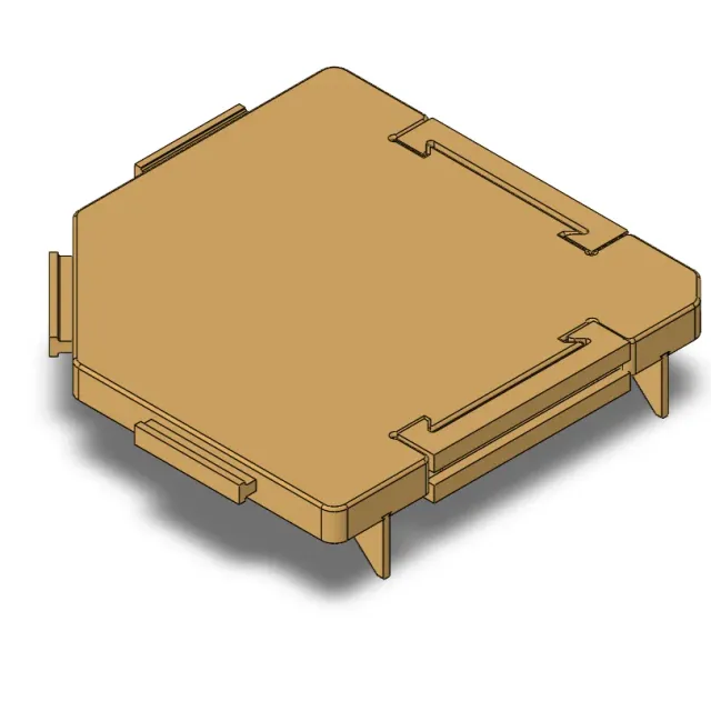 Niborprints Grote Hoekplank 2.0 plateau ophangsysteem