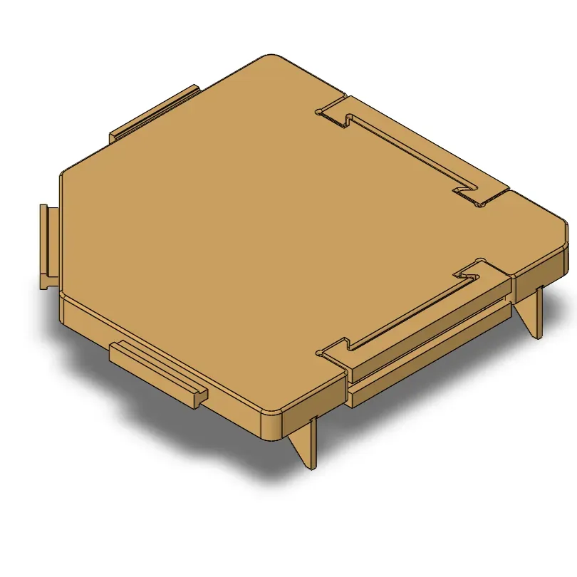 Niborprints Grote Hoekplank 2.0 plateau ophangsysteem