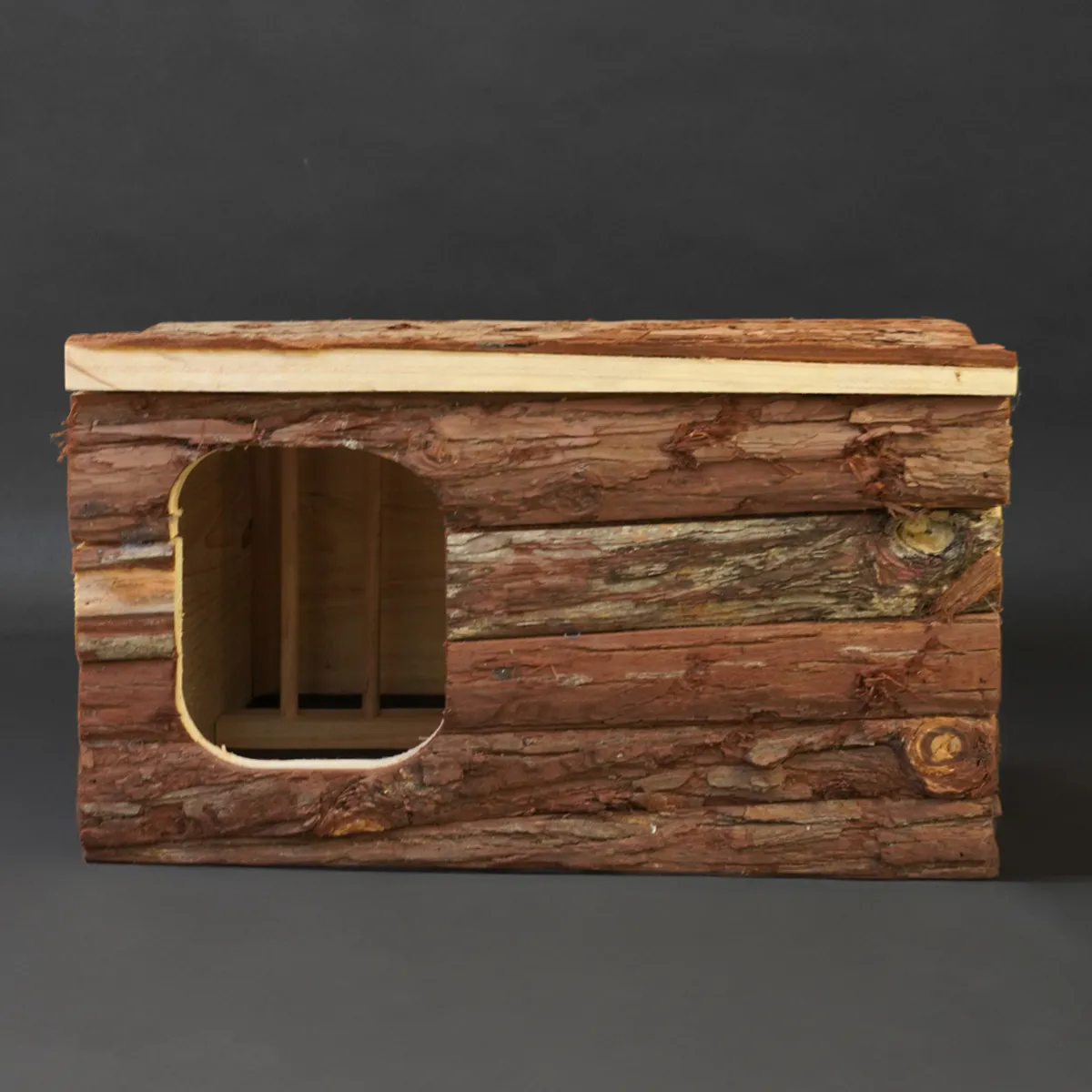 Jouw Cavia Hide Lodge schuilhuis hout met hooiruif