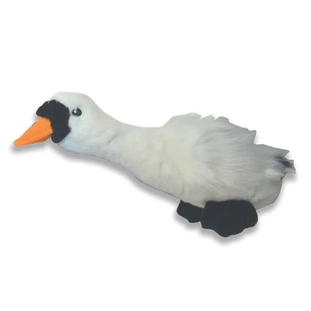 Nature First Migrator Swan hondenspeelgoed piep pluche