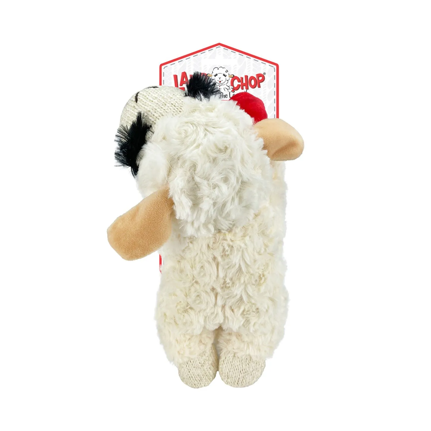 Nature First Lamb Chop hondenknuffel Medium zacht met pieper