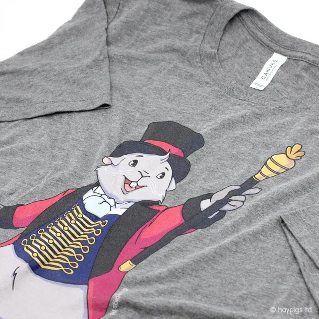 HayPigs Pig. T. Barnum T-shirt unisex grijs XL katoenmix